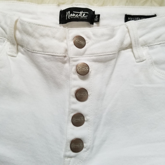 High Rise Ludlow Skinny Button Fly Distressed Jean - Picture 5 of 12